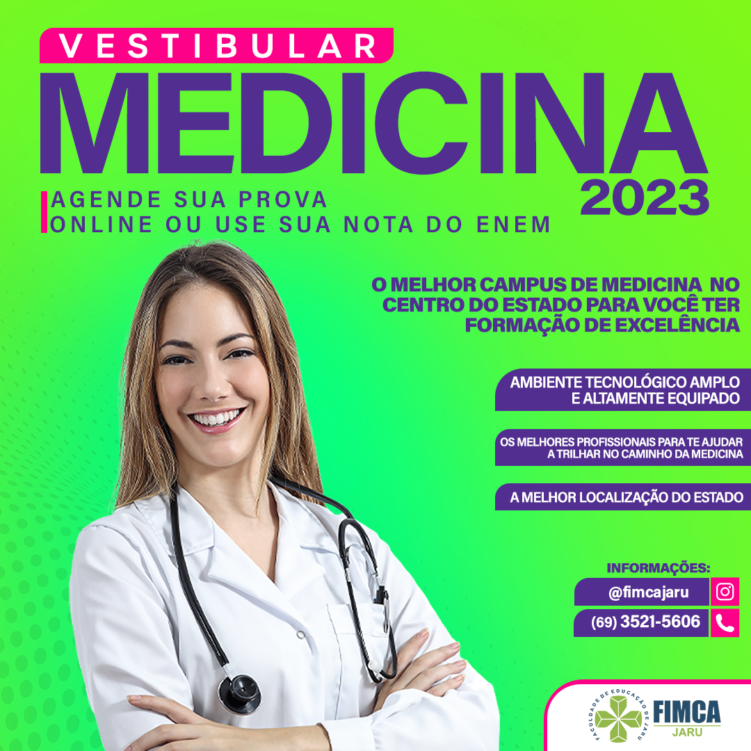 FIMCA Jaru oferta 50 vagas para o curso de Medicina - FIMCA Jaru