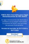 FIMCA Jaru Disponibiliza Vagas Remanescentes do FIES 2024/2