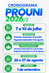 PROUNI 2026.2: inscrições para bolsas de estudo seguem abertas até...